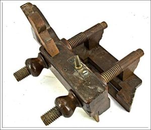 L R Blair Screw Arm Plow Plane, A Few Worn Thread, A Few Chips Also.
