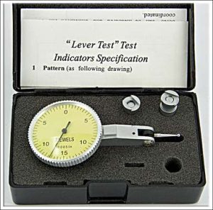 Jewels Lever Test Dial Gauge Iob..0005".