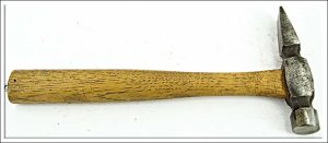 Vintage Cross Pein Hammer, Head Is 4 1/2" Long, This One Is Nice.