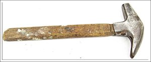 Farriers Hammer, Handle Looks Like It Has Been Replaced, Head Is 4 1/2" Long.