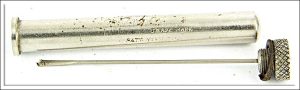 Never Leak One Drop Oil Can Oil Dipper Oil Can, Pat'D Nov 1904, 3 1/2" Long.
