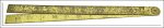 Rabone #1493 - And #1243 2 Fold Brass Rule 2 Foot, Very Little Use, Original Finish, This Is 2 Different Rules.
