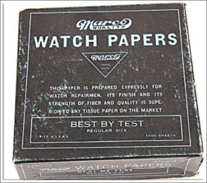 Murco Watch Papers Complete Box.