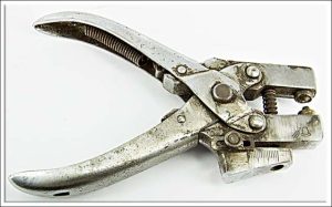 Eyelet Pliers, Has Makers Mark, Heavy Duty.