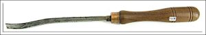 Short Bent Gouge Carving Chisel7Mm, Good Handle.