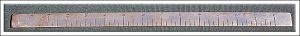 Solid Brass Rule, This One Is Much Thicker That Most At 1/8".