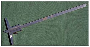 German 10" Double Sided Large Depth Gauge.