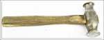 Placei Silversmith/Jeweler's Hammer/Coppersmith, 4" Long With 1 3/8" Faces, A Little Rough On One Face.