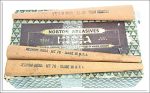 Norton Abrasives Medium Cone Shape Abrasives, 3 Included And Box.