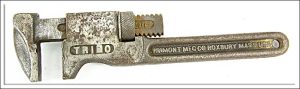 Trimo Vintage Wrench, Pat 1911, 8".