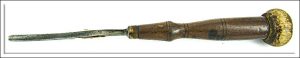 Addis Carving Chisel #13 Long Bent, 6Mm, Gouge.