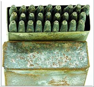 Letter Set In Metal Box, 3/16".
