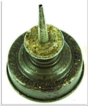 Eagle Oil Can, Patent 1923, 47Mm Round X 70Mm High.