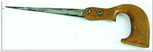 Timber Keyhole Saw, 16" Long, Tiny Bend At End.