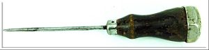 Awl With Metal Cap.