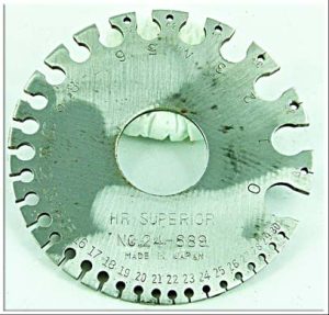 Hr Superior Japan 24-689 Wire Gauge.