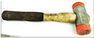 Hammer St Faced, Maker Is Worn.