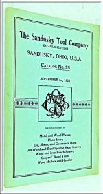 Sandusky Tool Company Catalog #25 Sept 1 1925, Reprint By Mid West Tool, 72 Pages, 140 X 215Mm.