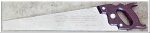 E C Atkins #21 Metal Saw, 20" Long, This Is Is Just About Mint,