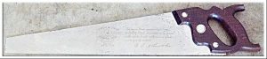 E C Atkins #21 Metal Saw, 20" Long, This Is Is Just About Mint,