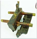 Early Wedge Arm Plow Plane, Good Wedges, Maker Is Worn, Nice Plane.