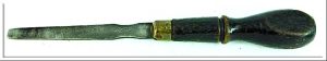 Vintage Turnscrew, Nice Handle With Brass Ferrule, 11".