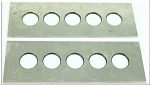 Engineers Parallels, 6 X 1 3/4 X 1/8", Holes Are 3/4".