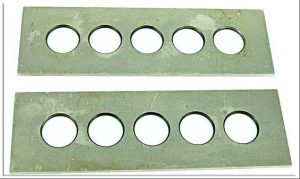 Engineers Parallels, 6 X 1 3/4 X 1/8", Holes Are 3/4".