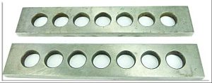 Engineers Parallels, 11 X 2 X 1/8", Holes Are 1".