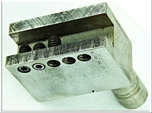 Tool Holder, 15Mm Round, 50Mm Long, Will Hold Up To 12Mm.