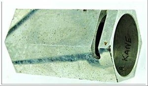 Lathe Tool, This One Got Me Fooled, 3 1/2" Long X 2" Wide, Circle In Cent About 34Mm.