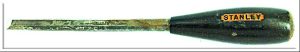 Early Stanley Black Handle Steel Head Chisel, 3/8".
