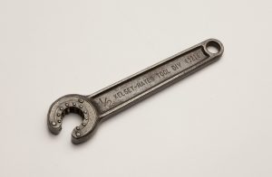Patented Kelsey-Hayes Cam Loc Wrench, 1/2 Inch Size. 5 1/4 Inches Long.