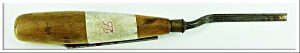25 I Howard Carving Chisel, Cranked Gouge 1/4".