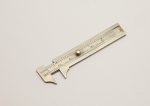 Fine Max Stern & Co. Miniature Caliper Rule, German Silver.