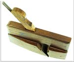 Nice Skew T Rabbet Plane, Bowed In The Middle, Extra Clean, 6" Long And 1 1/2" Cutter.