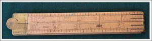 Stanley #61 2 Foot 4 Fold Boxwood Rule.