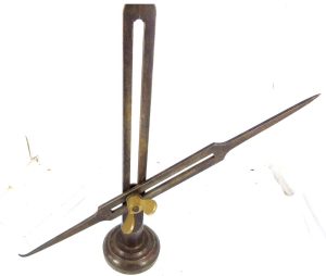 Extra Large Surface Gauge With Large Brass Wing Nut, 13".