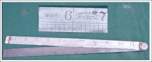 J Rabone & Sons #1641 2Ft Rule With Brass Ends, Early Rule.