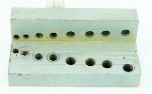Niplex Outillage ??? Drill Guide???, Marked 10, 12, 15, 16, 19, 20, 22, 25 On Back, 5 1/4 Long.