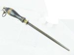 Taylor Witness England Timber Handle Butchers Steel, 15 1/2.