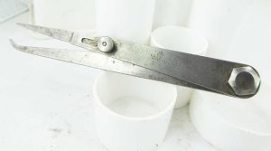 Starrett #41 Hermaphrodite Firm Joint Calipers, 6".