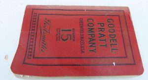 Goodell-Pratt Co #15 Catalog, 448Pg Original Catalog, 1922.