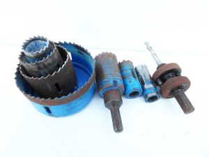 Sutton Hole Saw Set, 79, 51, 38, 32, 25, 22, 19Mm With 2 Arbours.