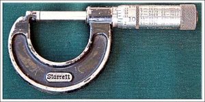 Starrett #436 0 - 1" Micrometer.