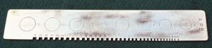 Watch Brass Width Gauge.
