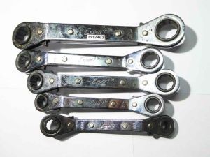 Expert Ratchet Spanners, 3/8-7/16,1/2-9/16, 5/8-3/4", 8-10mm, 12-14mm, China Made