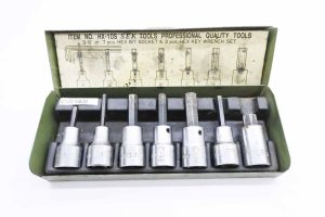 SEK Hex Bit Socket/Wrench Set, 3/8”Dr, 7pc,