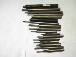 Assorted lathe/engineering small punches and tooling