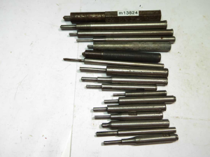Assorted lathe/engineering small punches and tooling